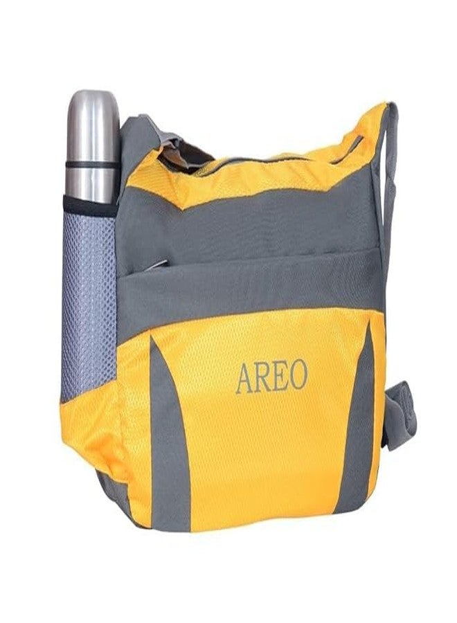 Areo- Travel Office Business Messenger Shoulder Bag for Men & Women, Sturdy messanger for collage, messanger bag made of Polyester for Adults,Men and Women (Pack of 1) Yellow - Image 4
